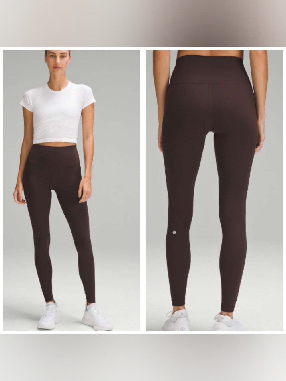 Lululemon Athletica Wunder Train High Rise Tight 28" Espresso 14